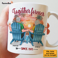 Personalized Old Couple Gift Together Forever Mug 31172 thumb 1