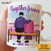 Personalized Old Couple Gift Together Forever Mug 31173 thumb 1