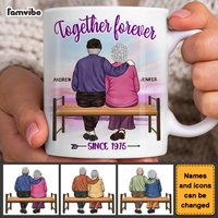 Personalized Old Couple Gift Together Forever Mug 31173 thumb 1