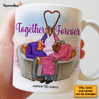 Personalized Old Couple Gift Together Forever Mug 31175 thumb 1