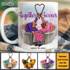 Personalized Old Couple Gift Together Forever Mug 31175 1