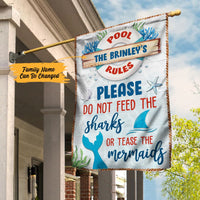 Personalized Pool Funny Garden Flag JN243 85O47 thumb 1