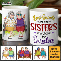 Personalized Friend Gift Sisters We Choose For Ourselves Mug 31181 thumb 1