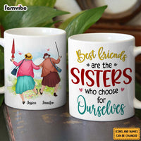Personalized Friend Gift Sisters We Choose For Ourselves Mug 31182 thumb 1