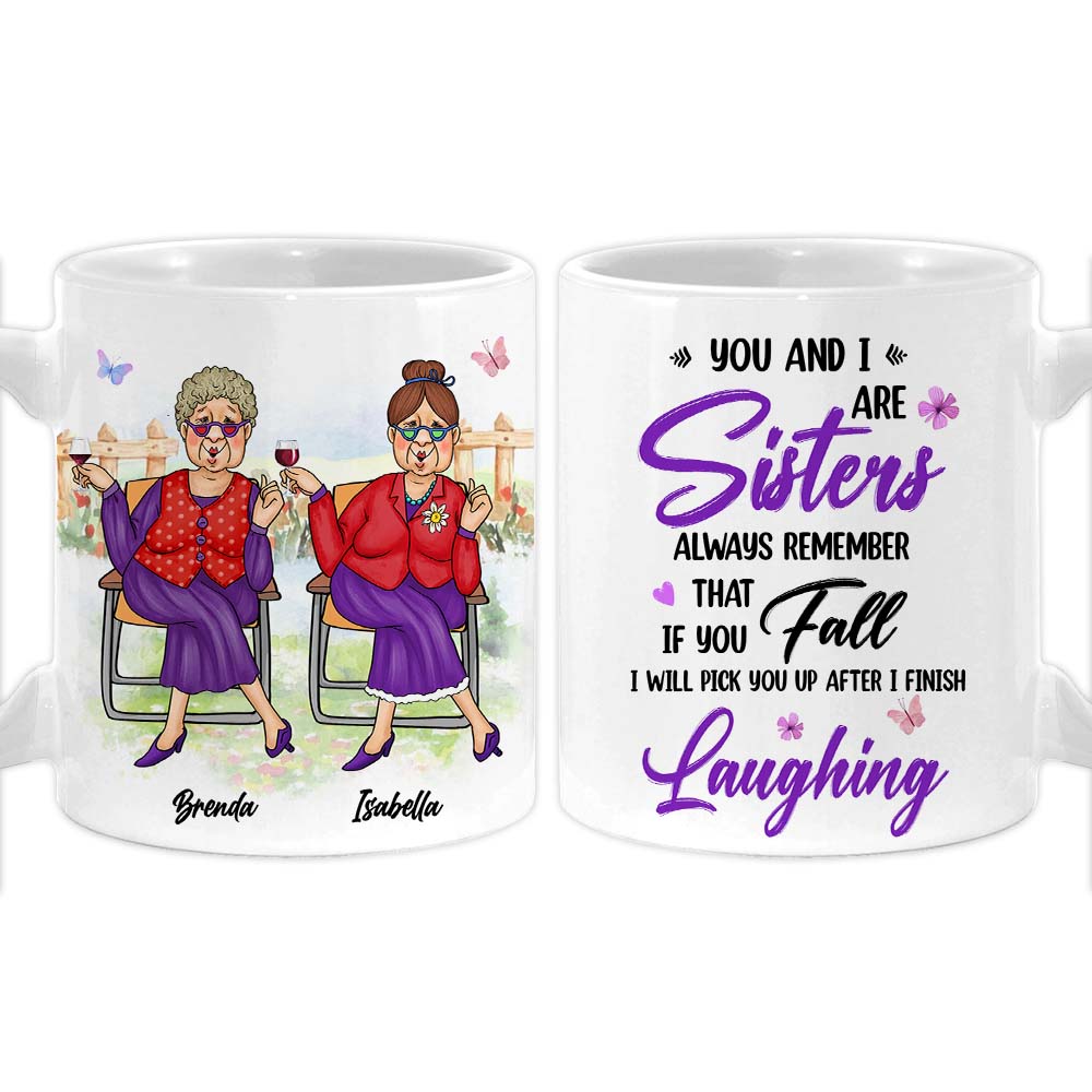 Personalized Friend Gift I Will Pick You Up After I Finish  Laughing Mug 31188 Primary Mockup