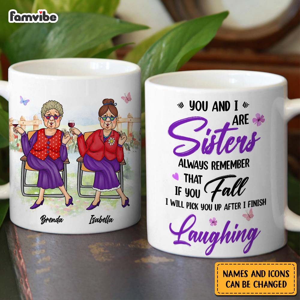 Personalized Friend Gift I Will Pick You Up After I Finish  Laughing Mug 31188 Primary Mockup