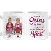 Personalized Friend Gift Sisters By Heart Mug 31191 1