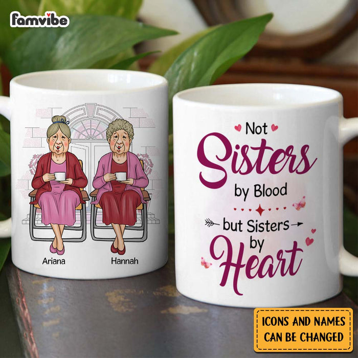 Personalized Friend Gift Sisters By Heart Mug 31191 1