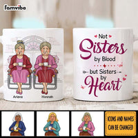 Personalized Friend Gift Sisters By Heart Mug 31191 thumb 1