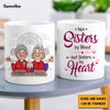 Personalized Friend Gift Sisters By Heart Mug 31193 1