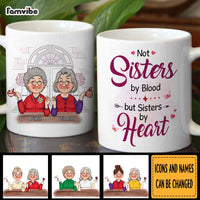 Personalized Friend Gift Sisters By Heart Mug 31193 thumb 1