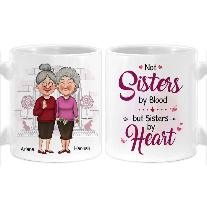 Personalized Friend Gift Sisters By Heart Mug 31194 1