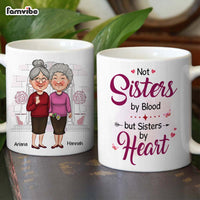 Personalized Friend Gift Sisters By Heart Mug 31194 thumb 1
