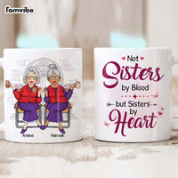 Personalized Friend Gift Sisters By Heart Mug 31195 thumb 1
