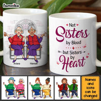 Personalized Friend Gift Sisters By Heart Mug 31195 thumb 1
