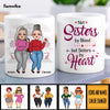 Personalized Friend Gift Sisters By Heart Mug 31196 1