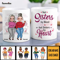 Personalized Friend Gift Sisters By Heart Mug 31196 thumb 1