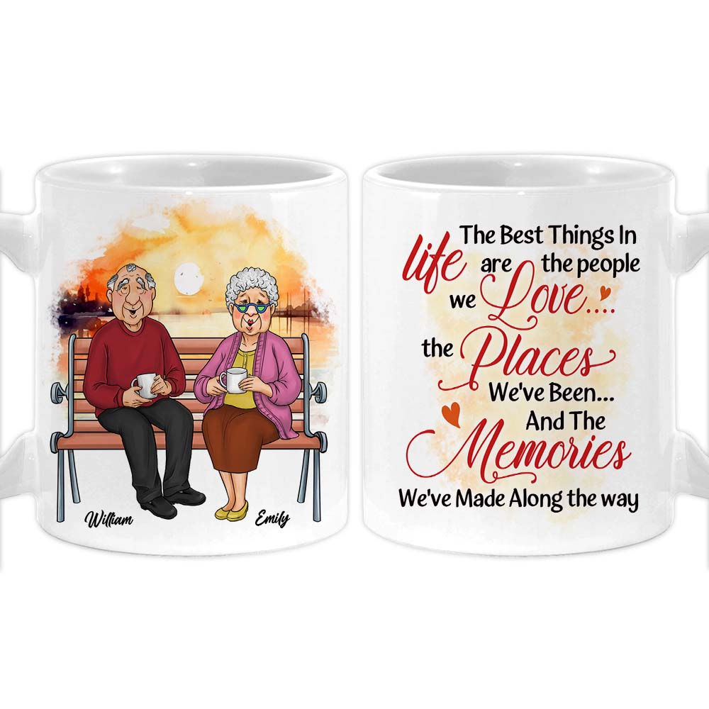 Personalized Gift For Couples The Memories We've Made  Along The Way Mug 31200 Primary Mockup