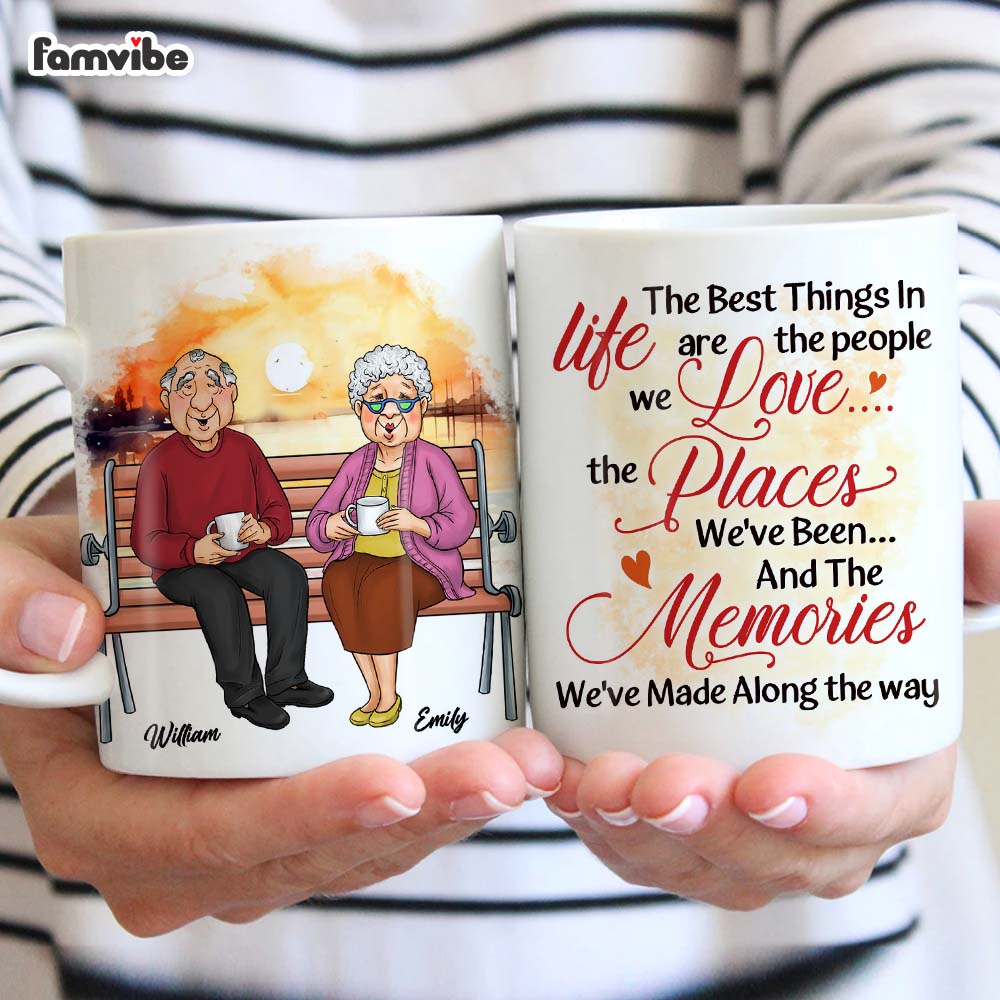 Personalized Gift For Couples The Memories We've Made  Along The Way Mug 31200 Primary Mockup
