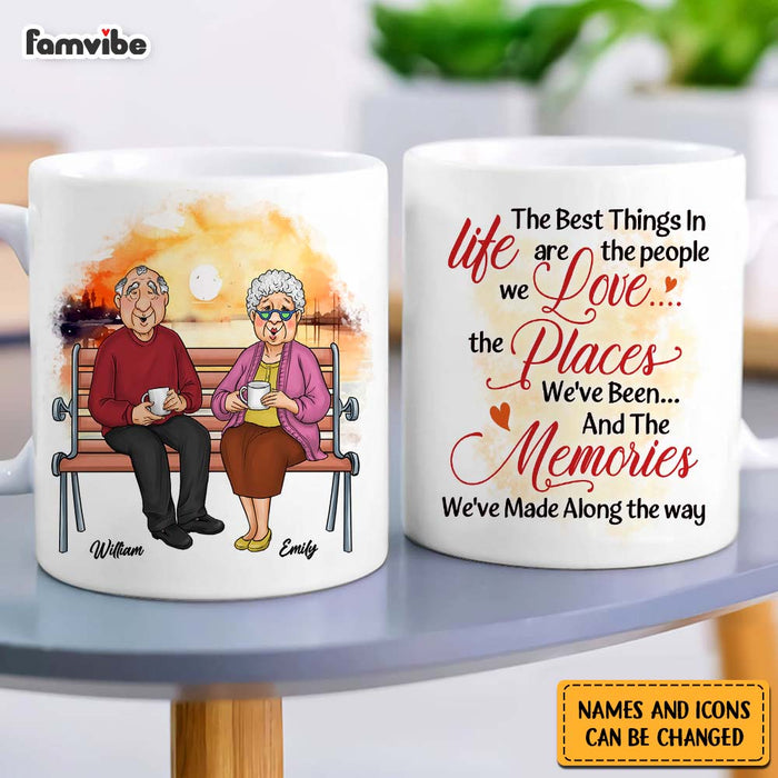 Personalized Gift For Couples The Memories We've Made  Along The Way Mug 31200 1