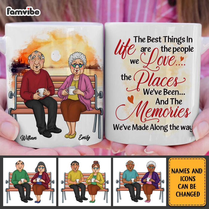 Personalized Gift For Couples The Memories We've Made  Along The Way Mug 31200 1