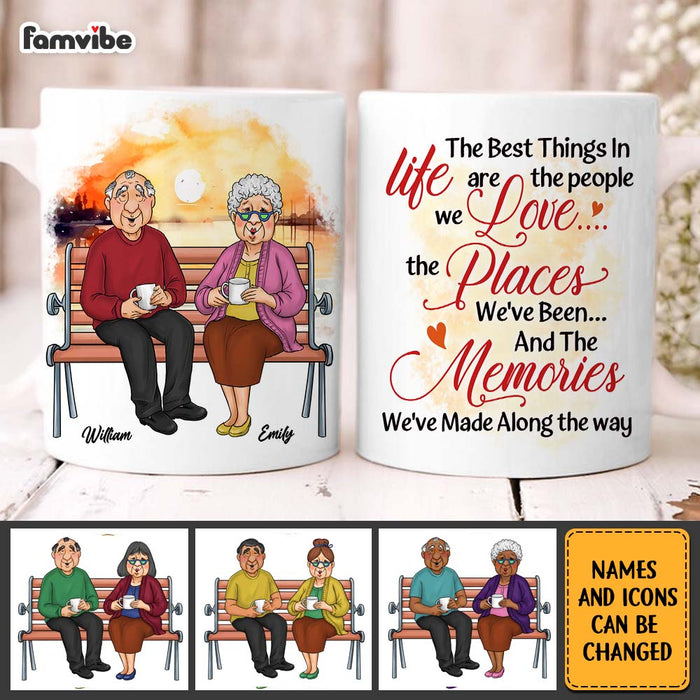 Personalized Gift For Couples The Memories We've Made  Along The Way Mug 31200 1