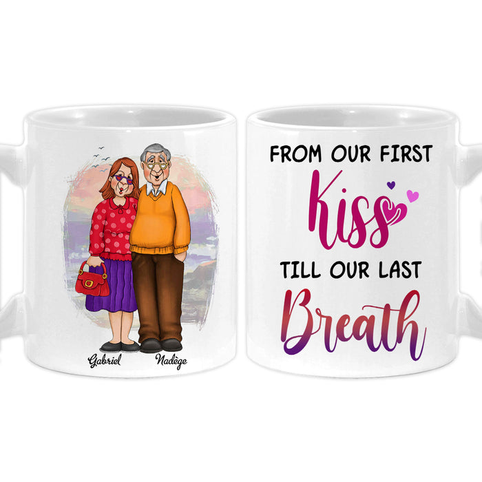 Personalized Couple From Our First Kiss Mug 31205 1