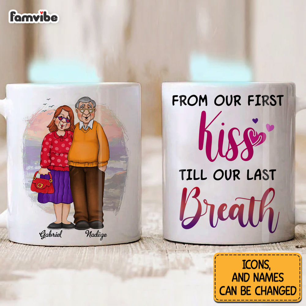 Personalized Couple From Our First Kiss Mug 31205 Primary Mockup