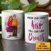 Personalized Couple From Our First Kiss Mug 31205 1