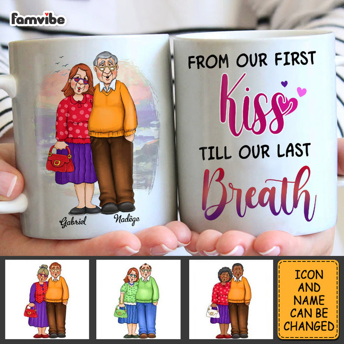 Personalized Couple From Our First Kiss Mug 31205 1