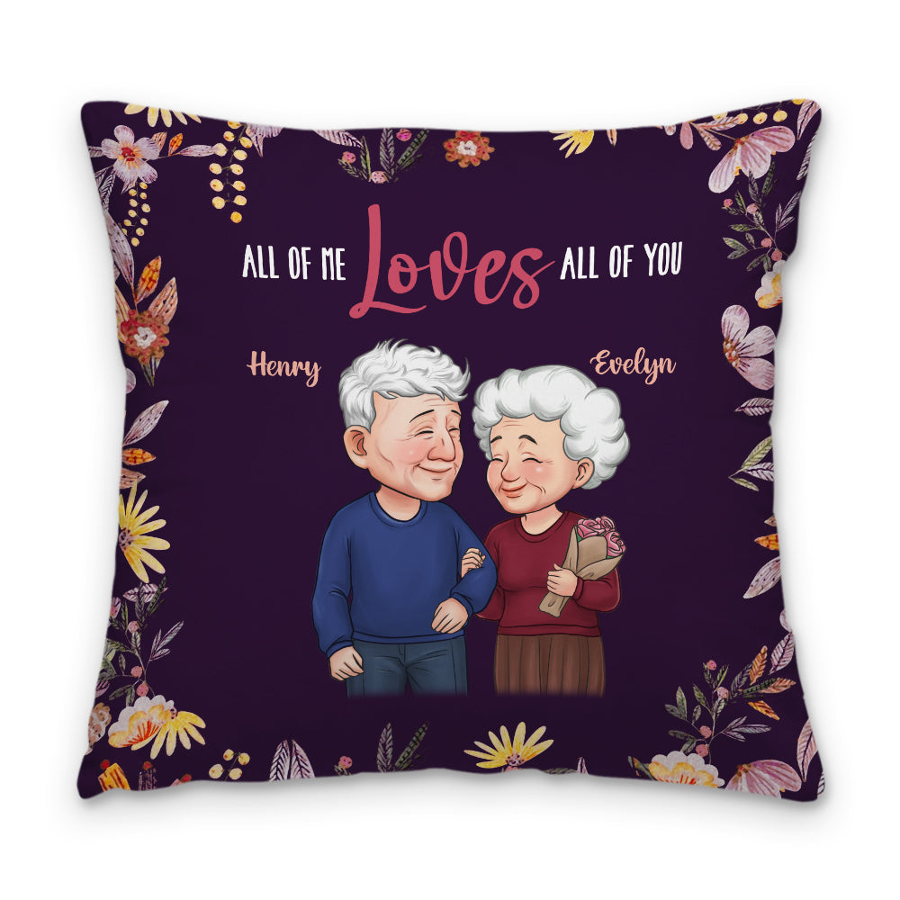Personalized Couple All Of Me Loves All Of You Pillow 31211 Primary Mockup