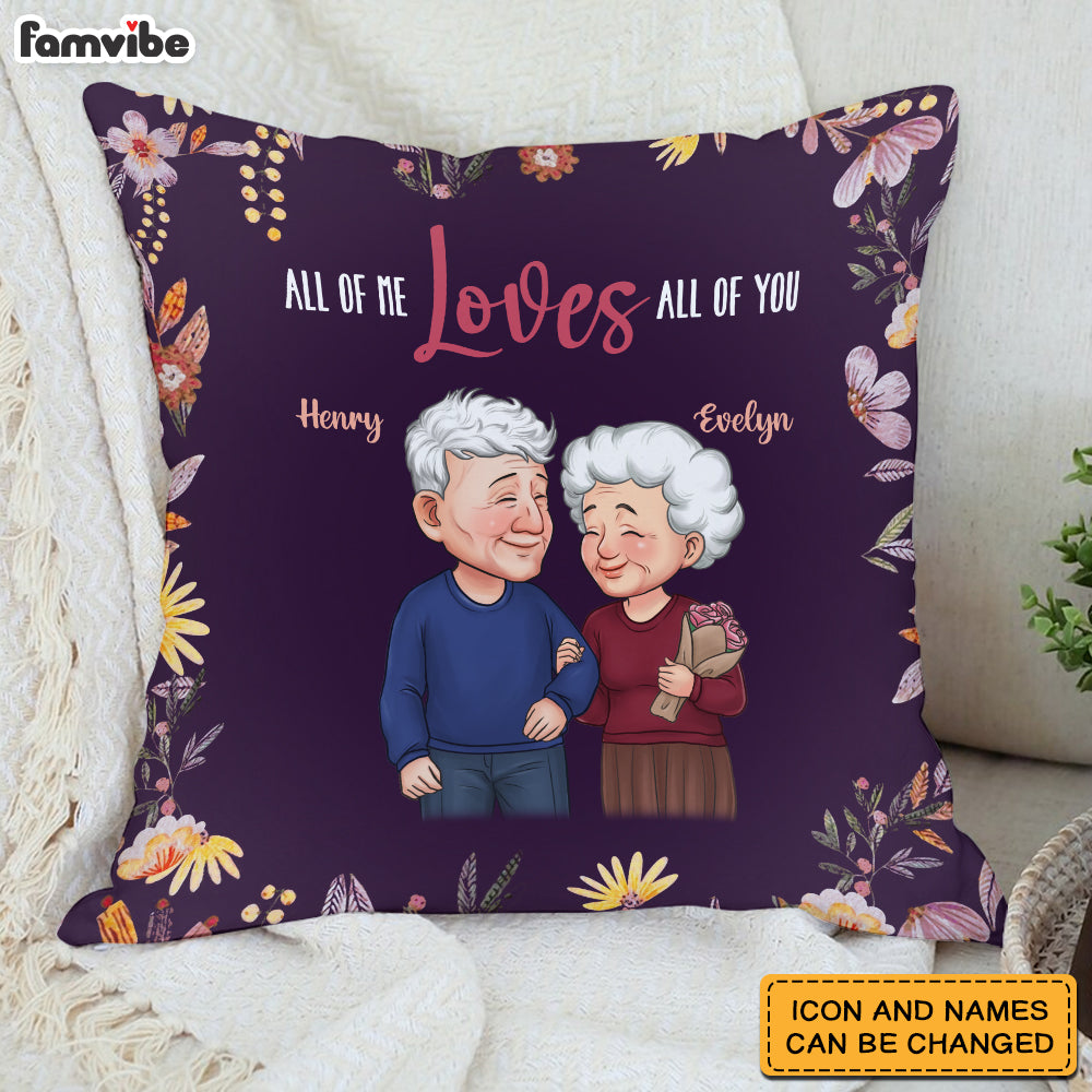 Personalized Couple All Of Me Loves All Of You Pillow 31211 Primary Mockup