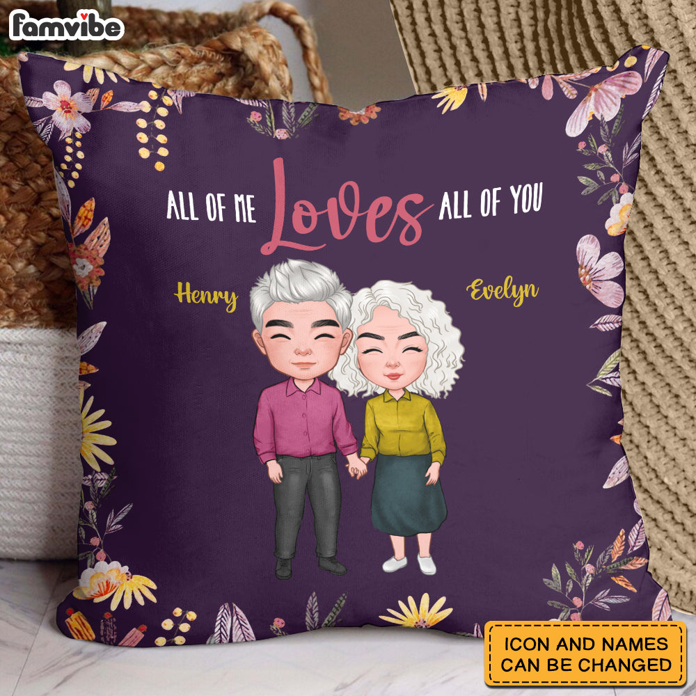 Personalized Couple All Of Me Loves All Of You Pillow 31212 Primary Mockup