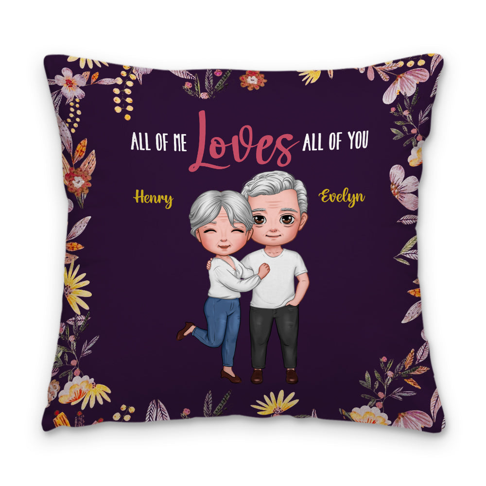 Personalized Couple All Of Me Loves All Of You Pillow 31213 Primary Mockup