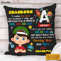 Personalized Gift For Grandson Robot Theme Pillow 31214 thumb 1