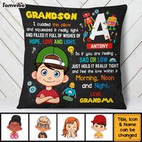 Personalized Gift For Grandson Robot Theme Pillow 31214 thumb 1