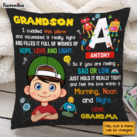 Personalized Gift For Grandson Robot Theme Pillow 31214 thumb 1