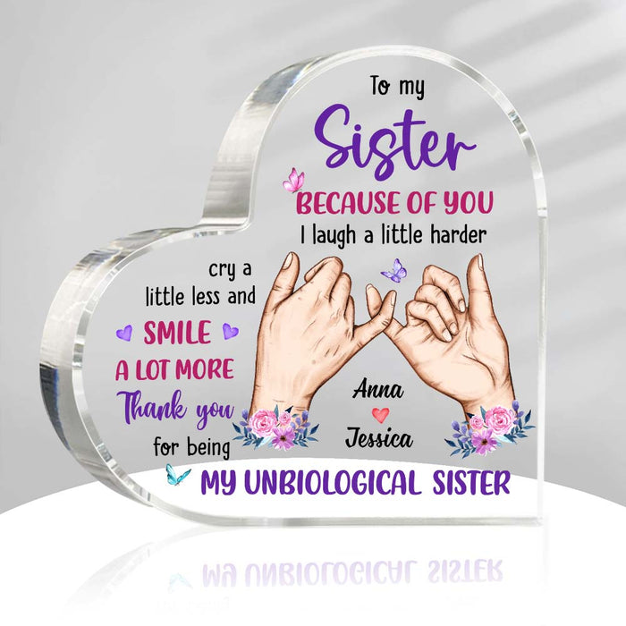 Personalized Gift For Friend Smile A Lot More Acrylic Plaque 31222 1
