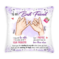 Personalized Gift For Friends Promise Hands Pillow 31224 thumb 1