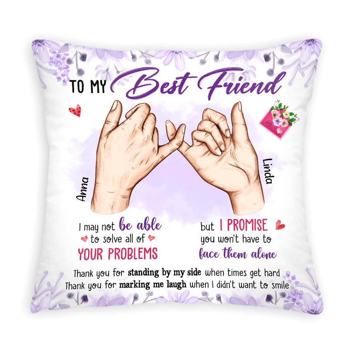 Personalized Gift For Friends Promise Hands Pillow 31224 1