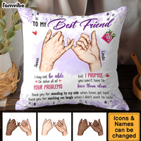 Personalized Gift For Friends Promise Hands Pillow 31224 thumb 1