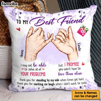 Personalized Gift For Friends Promise Hands Pillow 31224 thumb 1