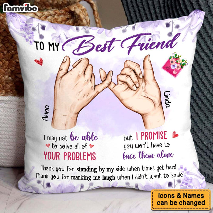 Personalized Gift For Friends Promise Hands Pillow 31224 1