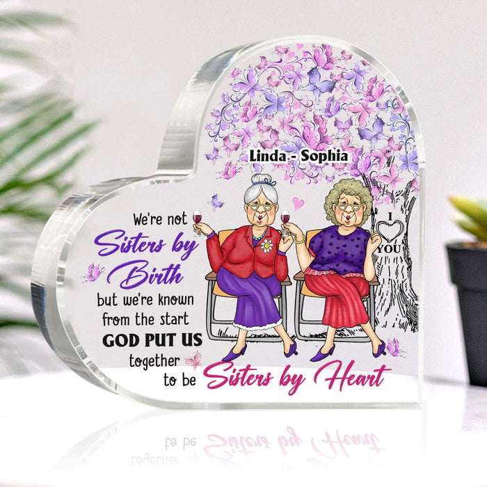 Personalized Gift For Friends Sisters By Heart Acrylic Plaque 31226 1