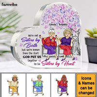 Personalized Gift For Friends Sisters By Heart Acrylic Plaque 31226 thumb 1