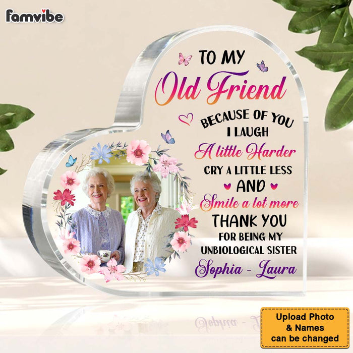 Personalized Gift For Friends Smile A Lot More Upload Photo Acrylic Plaque 31227 1