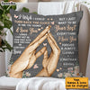 Personalized Gift For Gift For Couple Anniversary Turn Back The Clock Pillow 31251 1