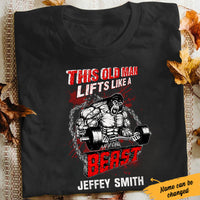 Personalized Gym Beast T Shirt JL11 95O60 thumb 1