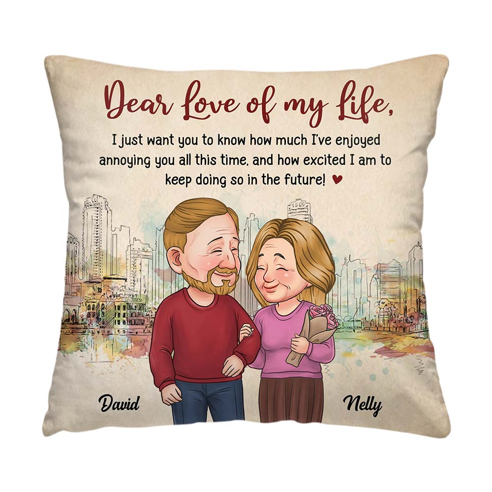 Personalized Gift For Couple I've Enjoyed Annoying You Pillow 31319 Primary Mockup