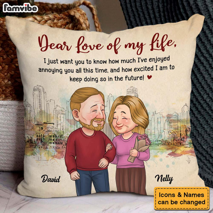 Personalized Gift For Couple I've Enjoyed Annoying You Pillow 31319 1